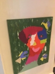 Hannes D'Haese - Unique early abstract cobra-inspired work acrylic on canvas