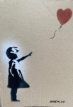 BANKSY - Dismaland Bomb Girl