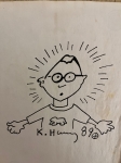 Keith Haring - Drawing (Untitled Heart)