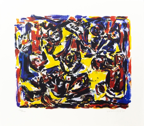Theo Wolvecamp - Compositie met ogen III