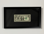 Original drawing on a dollar note