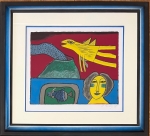 The Volcano, South Sea, 1997, enframed!