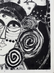 Guillaume Corneille - Antique Lithography : La Belle Géorgienne
