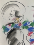 The Parisian woman - Fashion design - Contribution for Vogue - 1990