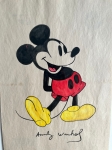 Andy Warhol - dessin sur papier ancien