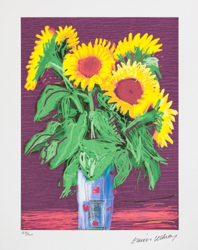 David Hockney - Zonnebloemen