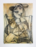 Woman with Joined Hands