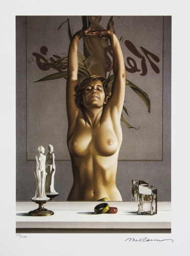 Mel Ramos - Jeune fille devant un miroir
