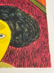 Guillaume Corneille - Signed lithograph: The Sunflower, Tribute to Van Gogh