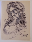 Salvador Dali - attributed, ink drawing