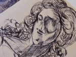 Salvador Dali - attributed, ink drawing