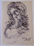 Salvador Dali - attributed, ink drawing