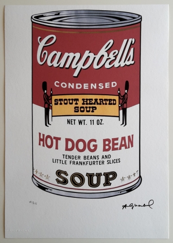(After) Andy Warhol - Campbells Soup Hot Dog Bean