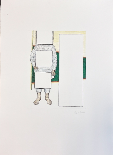 Roger Raveel - A full-length human being (ii).