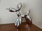 Balloon dog (silver).