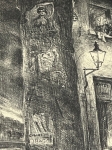 Guillaume Corneille - Petite rue dans Paris, première lithographie de Corneille, 1943