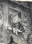 Guillaume Corneille - Petite rue dans Paris, première lithographie de Corneille, 1943