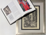 Little street in Paris, first lithography by Corneille, 1943