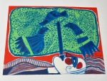Guillaume Corneille - L'arbre à oiseaux, 1985
