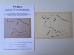 Pablo Picasso - attribué, dessin à l'encre