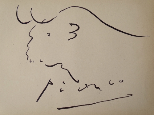 Pablo Picasso - attribué, dessin à l'encre
