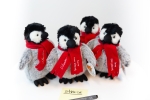 Set van 4 Pluchen Pinguïns
