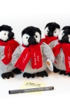 Hannes D'Haese - Set van 4 Pluchen Pinguïns