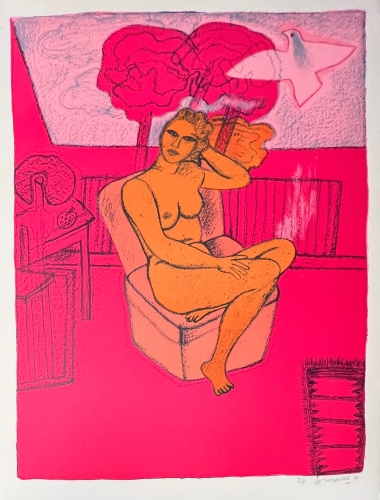Guillaume Corneille - Lithographie signée 