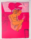 Guillaume Corneille - Lithographie signée 