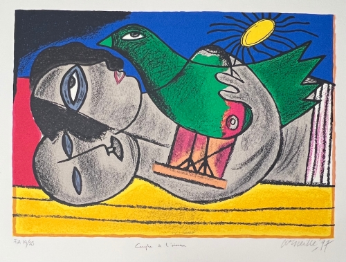 Guillaume Corneille - Lithographie signée 