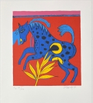 The blue horse, 1986
