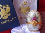 House of Faberge  - Keizerlijk ei - goud 24