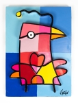 Vreemde vogel (relief)