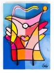 Vreemde vogel (relief)