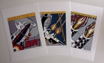 As I Opened Fire... - Lithographic triptych