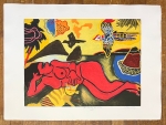 Guillaume Corneille - L'oiseau des îles, 1984