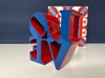 Robert Indiana (after) - LOVE - Robert Indiana Après - Bleu