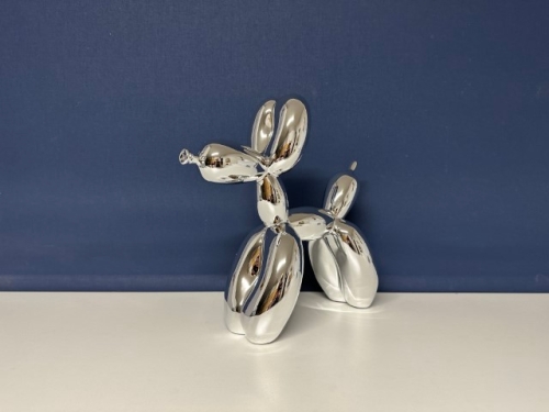 Jeff  Koons (after) - Jeff Koons Ballon Chien ARGENT