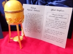 House of Faberge  - Oeuf Impérial - doré 24