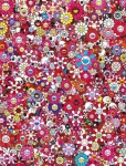 skulls and flowers PINK