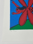 Guillaume Corneille - Signed screenprint : the insect fish, 1986