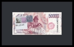 Andy Warhol - Andy Warhol  50.000 lire banknote signed