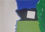Landschap met profiel